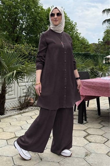 Ezgi Pantolonlu Takım Siyah | Rabia Şamlı | Tesettür Giyim, Elbise ve Kadın Giyim Modası