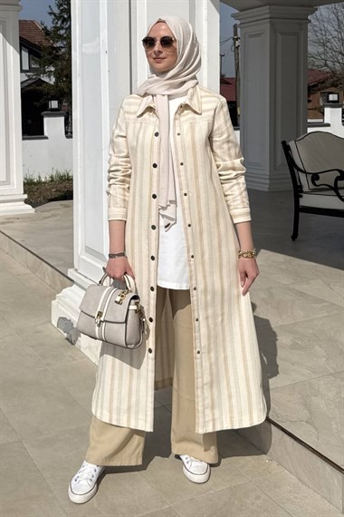 Ada Modal Kap Lacivert | Rabia Şamlı | Tesettür Giyim, Elbise ve Kadın Giyim Modası