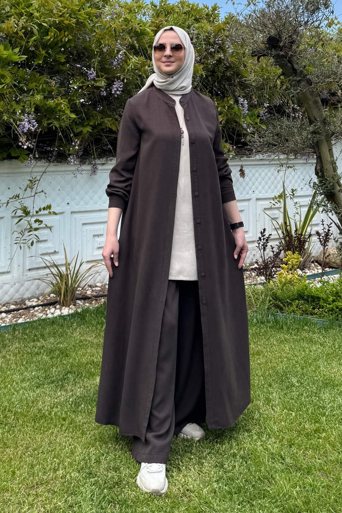 Başak Pantolonlu Takım Taş | Rabia Şamlı | Tesettür Giyim, Elbise ve Kadın Giyim Modası