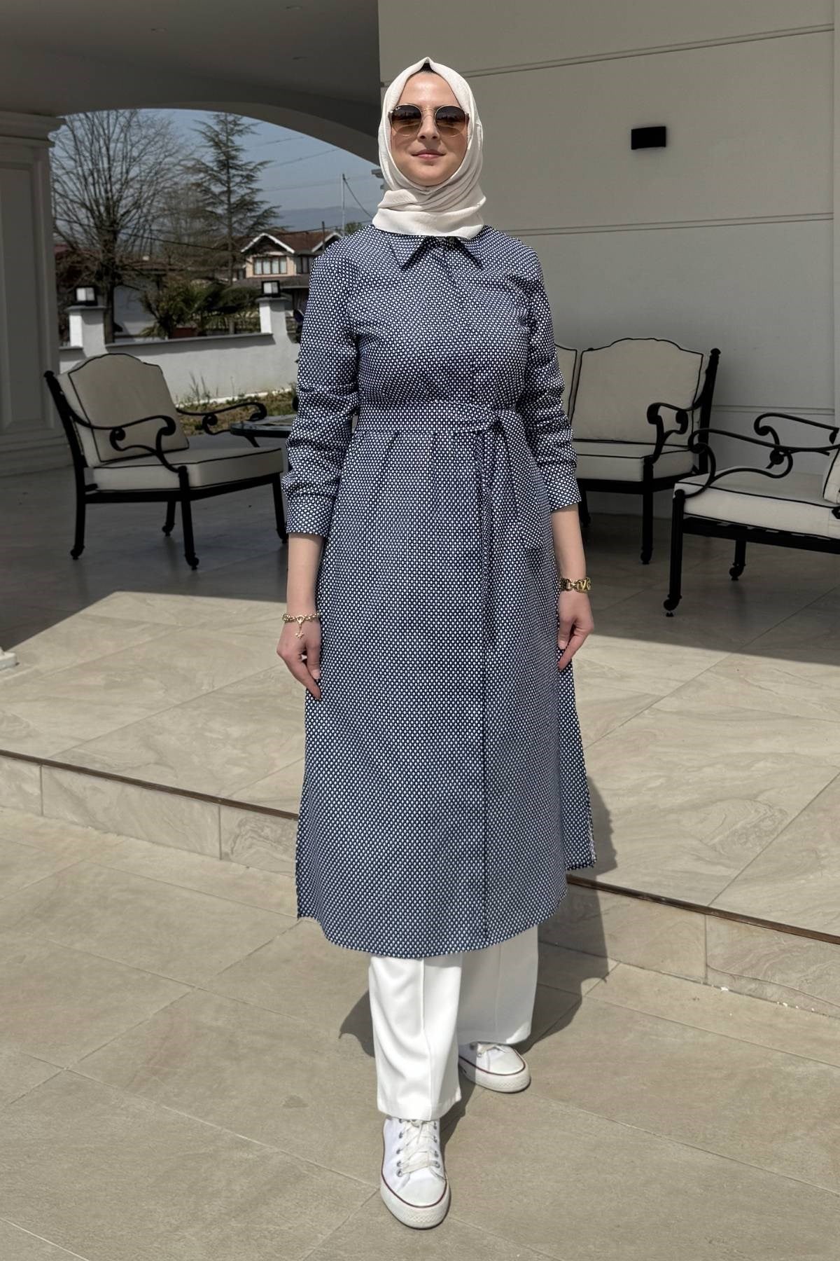 Mercan Keten Kap | Rabia Şamlı | Tesettür Giyim, Elbise ve Kadın Giyim Modası