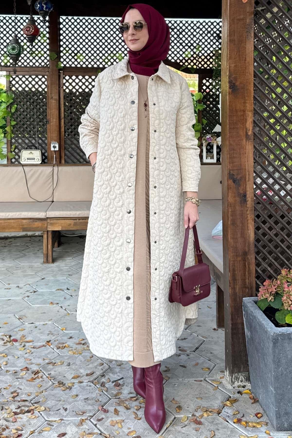 Sezen Triko Takım Antrasit | Rabia Şamlı | Tesettür Giyim, Elbise ve Kadın Giyim Modası