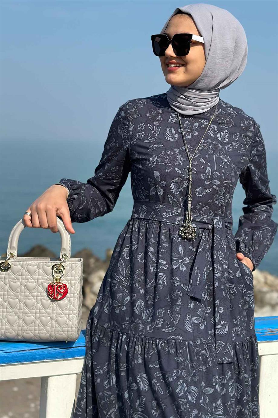 Hüma Elbise - Rabia Şamlı | Tesettür Giyim, Elbise ve Kadın Giyim Modası