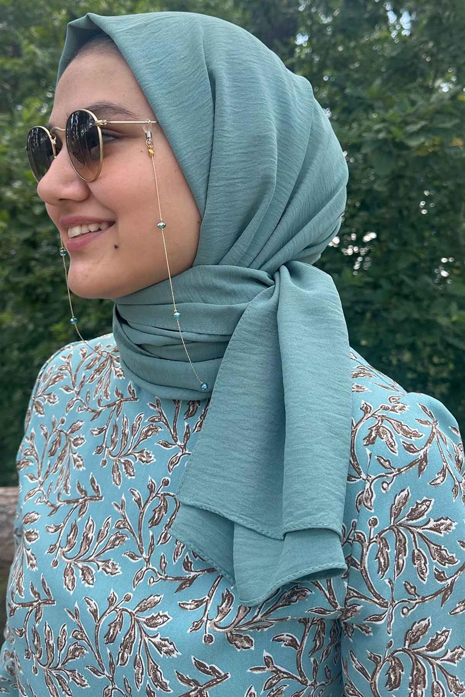 Küf Yeşili Bambu Şal | ŞAL