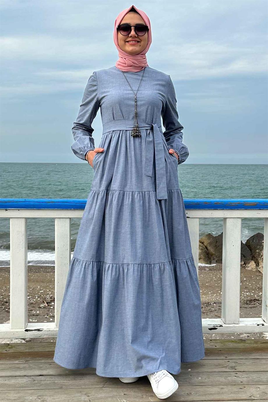 Mimoza Kot Elbise | Rabia Şamlı | Tesettür Giyim, Elbise ve Kadın Giyim  Modası