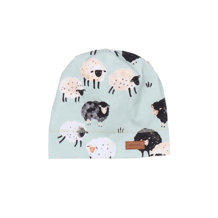WalkiddyBereKoyun Desenli Organik Bebek Bere