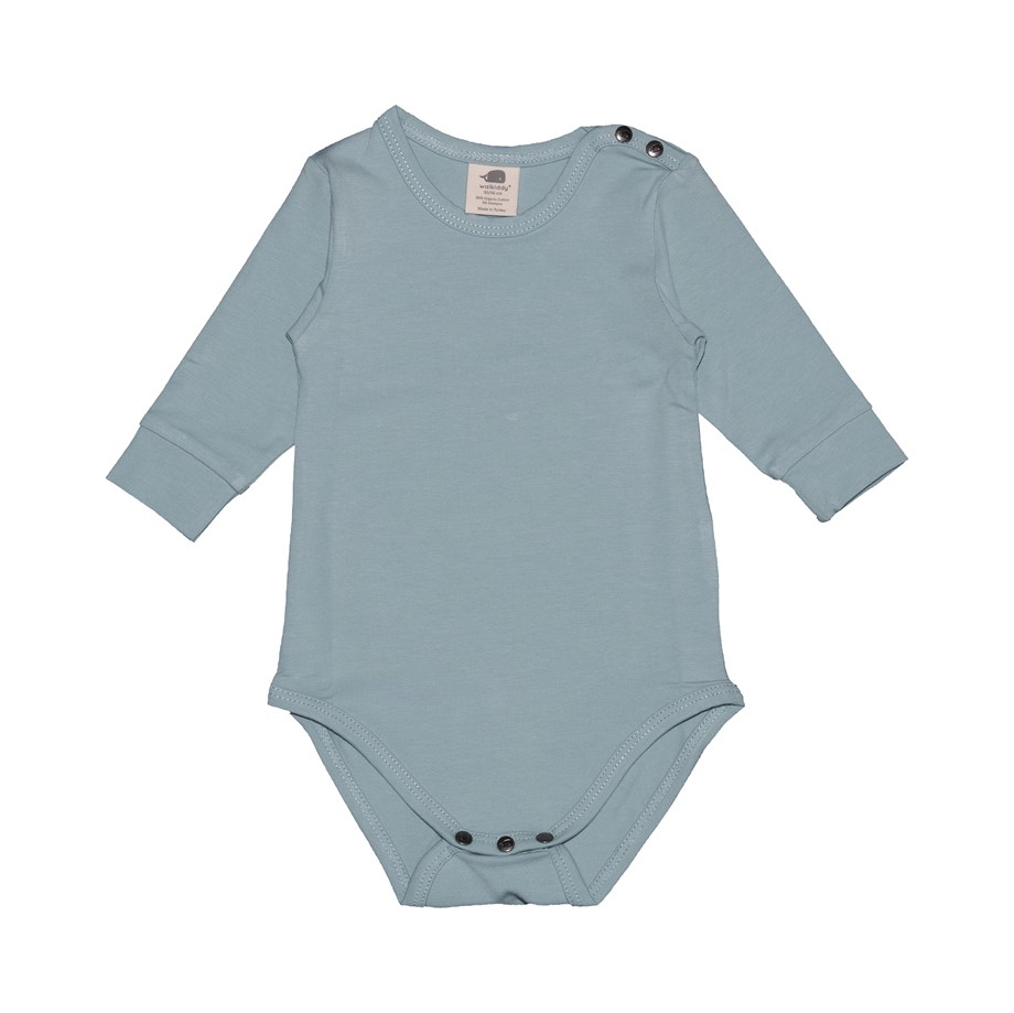 WalkiddyBodyMint Uzun Kollu Bebek Body