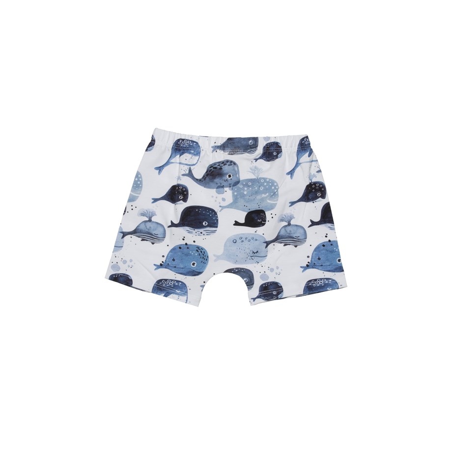 WalkiddyBoxerBABY Whale Balina Desenli Organik Supreme Boxer