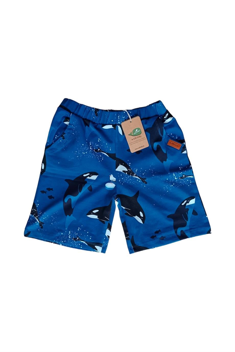 WalkiddyŞortOrka Desenli Bebek Şort