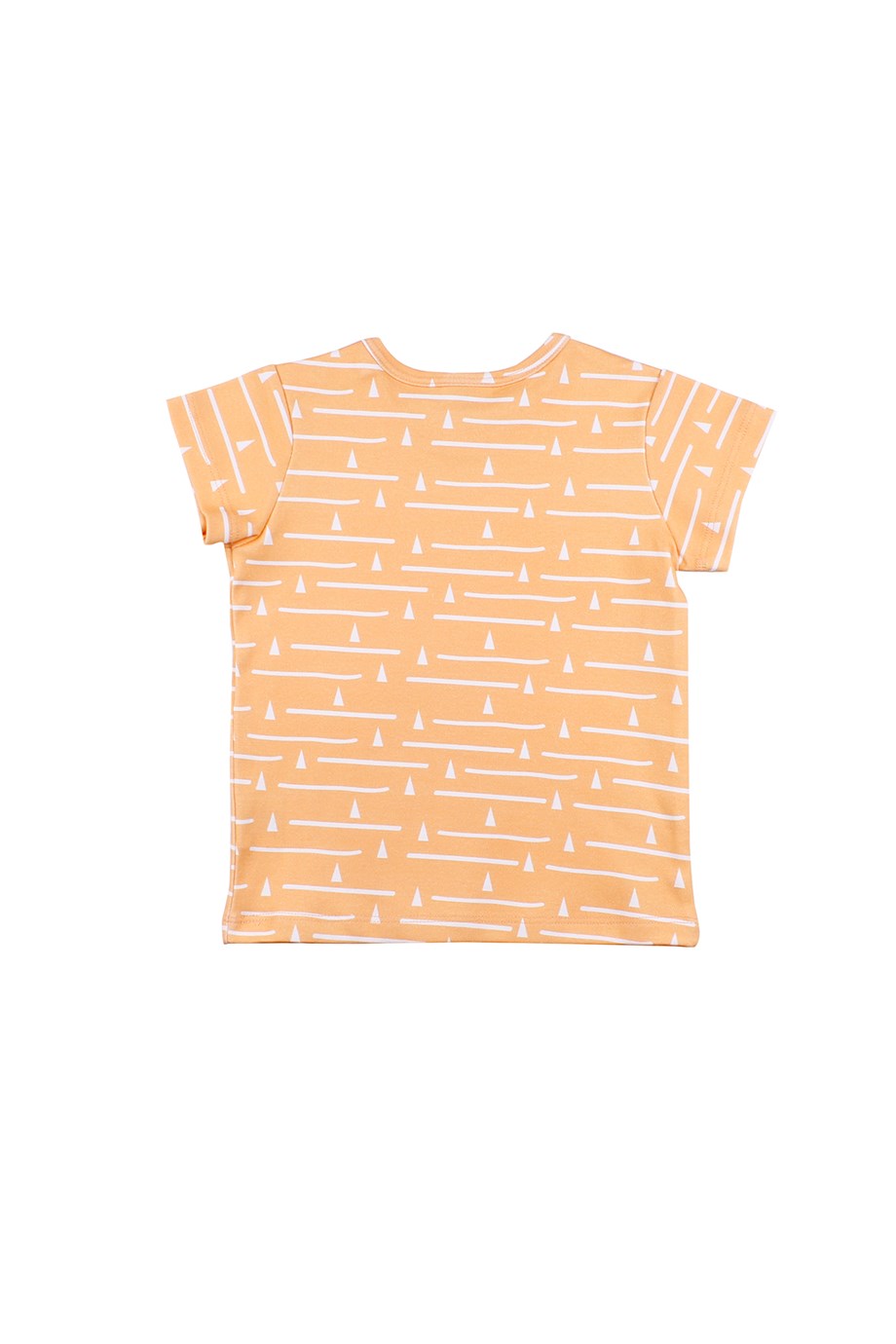 WalkiddyT-ShirtGeometrik Desenli Organik İnterlok T-Shirt
