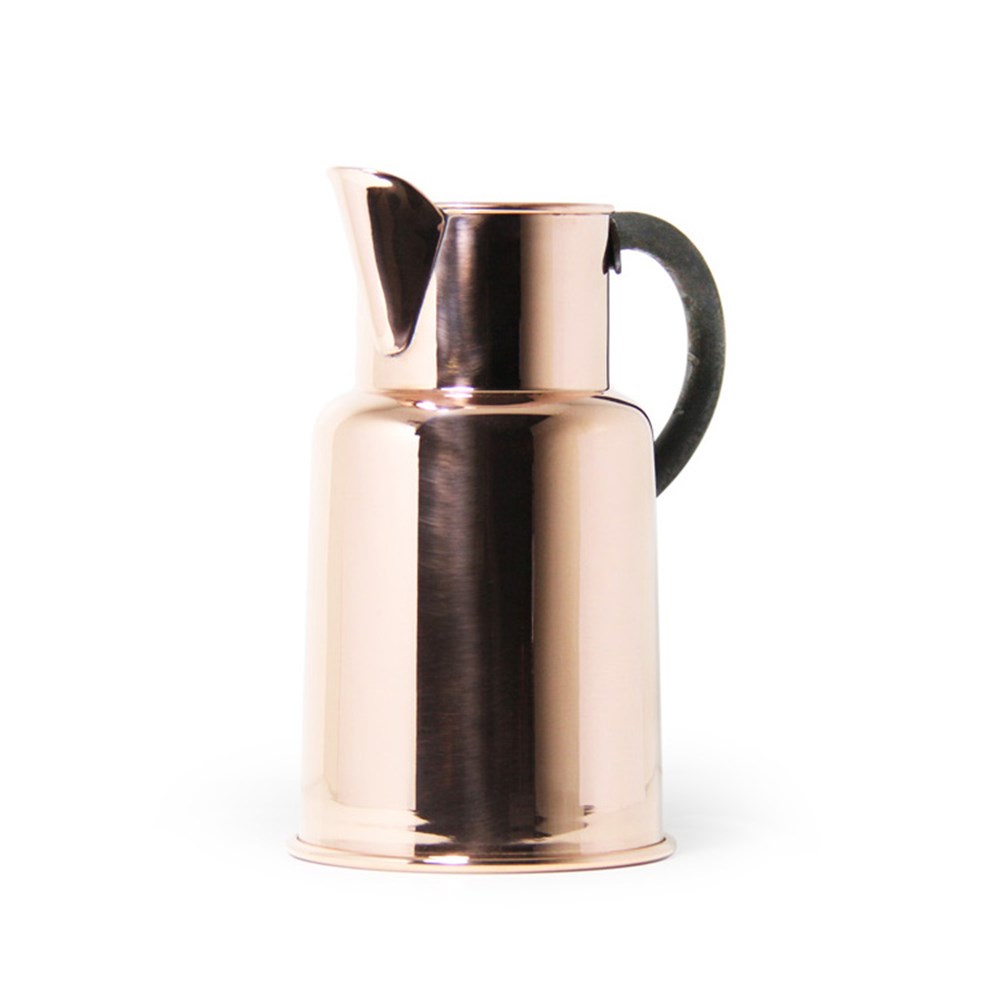 Coho Artisan Döküm Saplı Bakır Sürahi Sulak