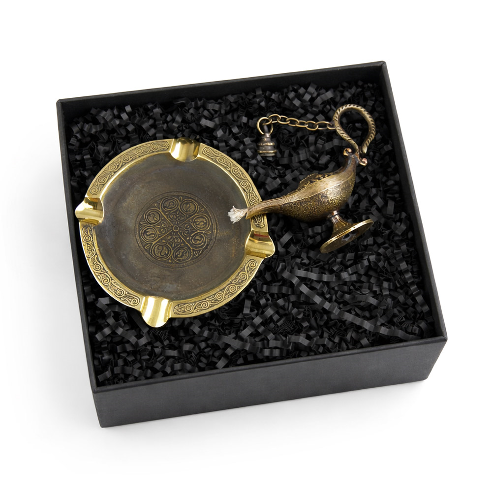 Coho Box Antique Puro Küllüğü & Alaaddin Çakmak Hediye Seti
