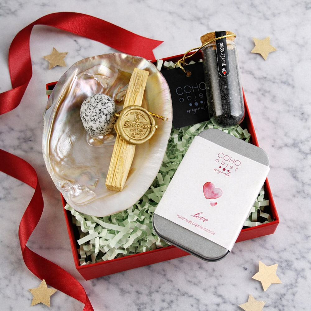 Coho Box Love Pearl Tütsülük ve Tütsü Hediye Seti