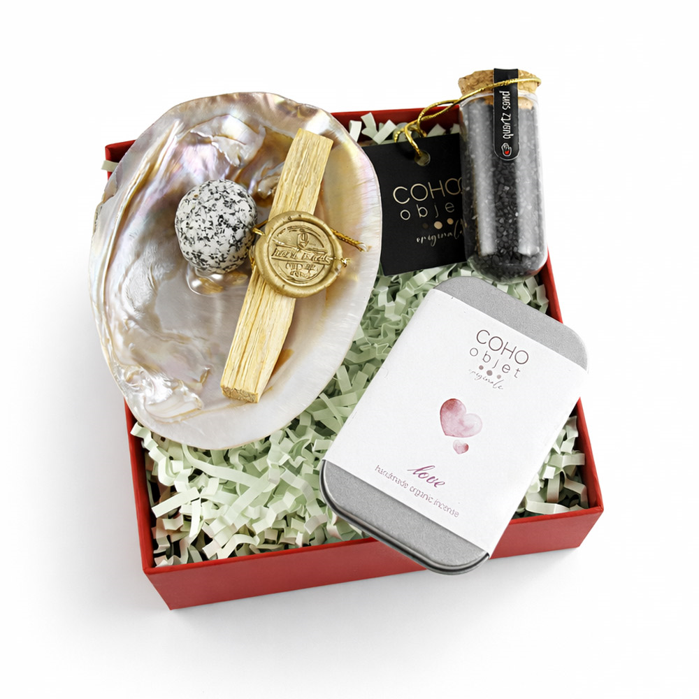 Coho Box Love Pearl Tütsülük ve Tütsü Hediye Seti
