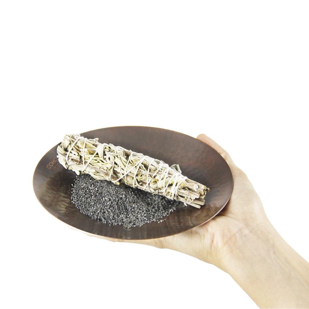 Coho Box Şans Tütsüsü & Antique Prana Bakır Tütsü Kasesi Hediyesi Seti