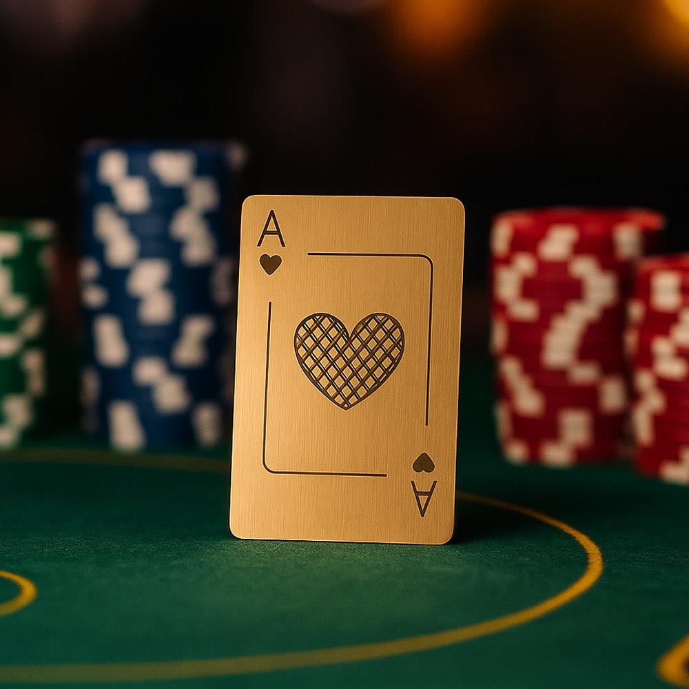 Coho Brazen Dekoratif Kupa As Poker Kartı