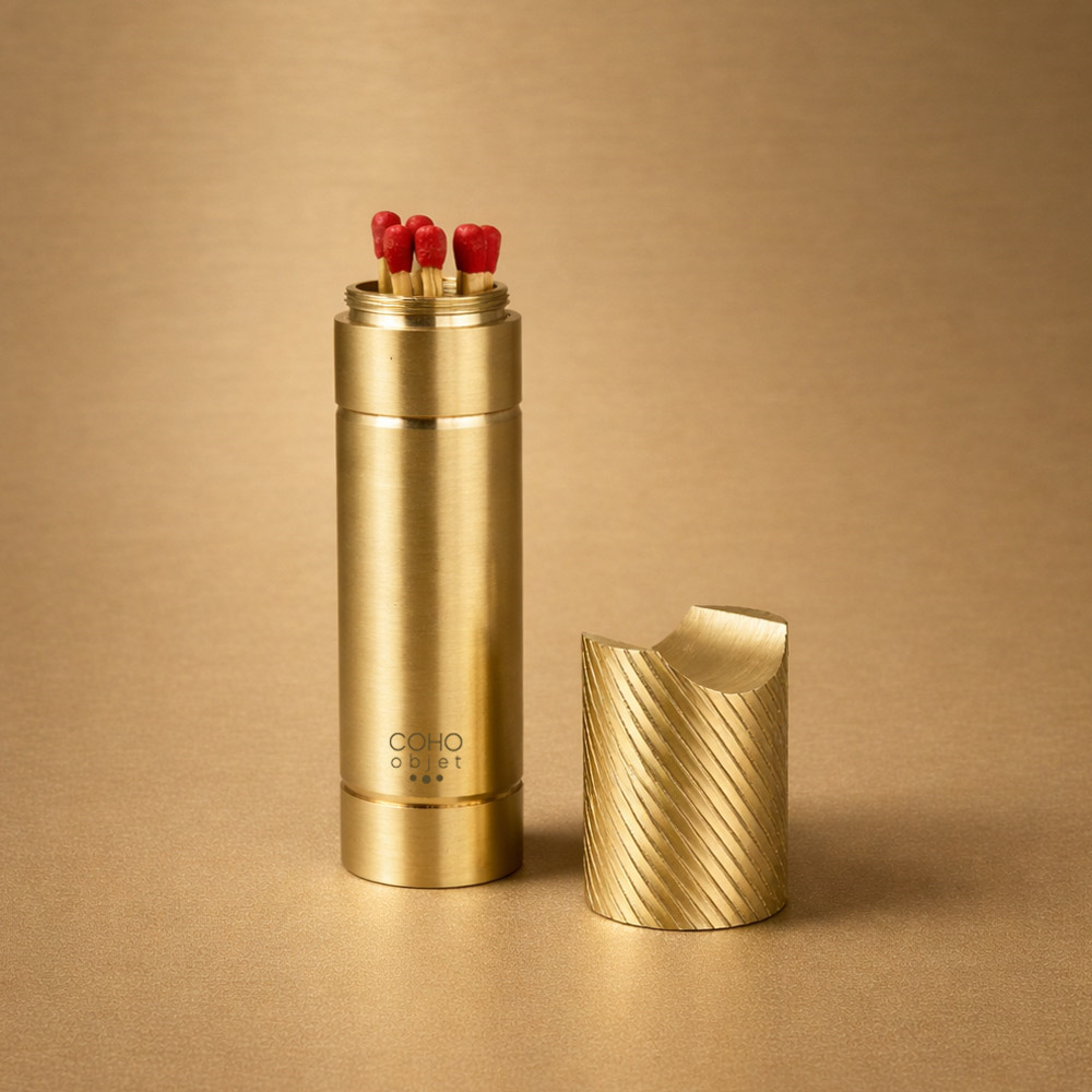 Coho Brazen Standlı Pirinç Kibritlik