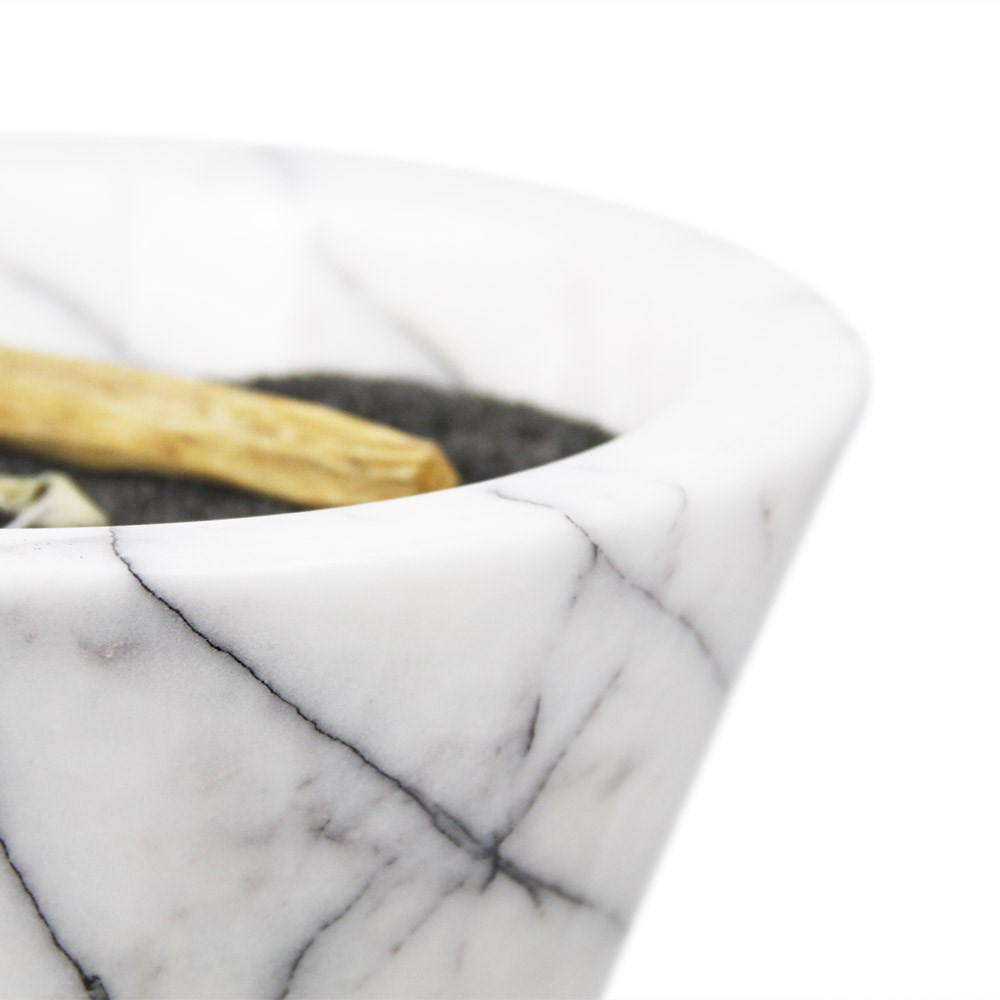 Coho Crystal Wish Mermer Tütsü Çanağı & Tütsü Demeti