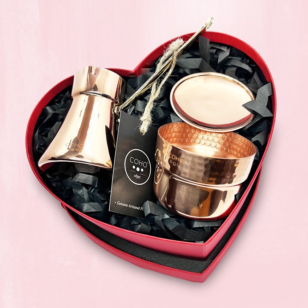 Coho Love Box Artisan Mini Cezve & Su Zenginleştirici Bardak Hediye seti
