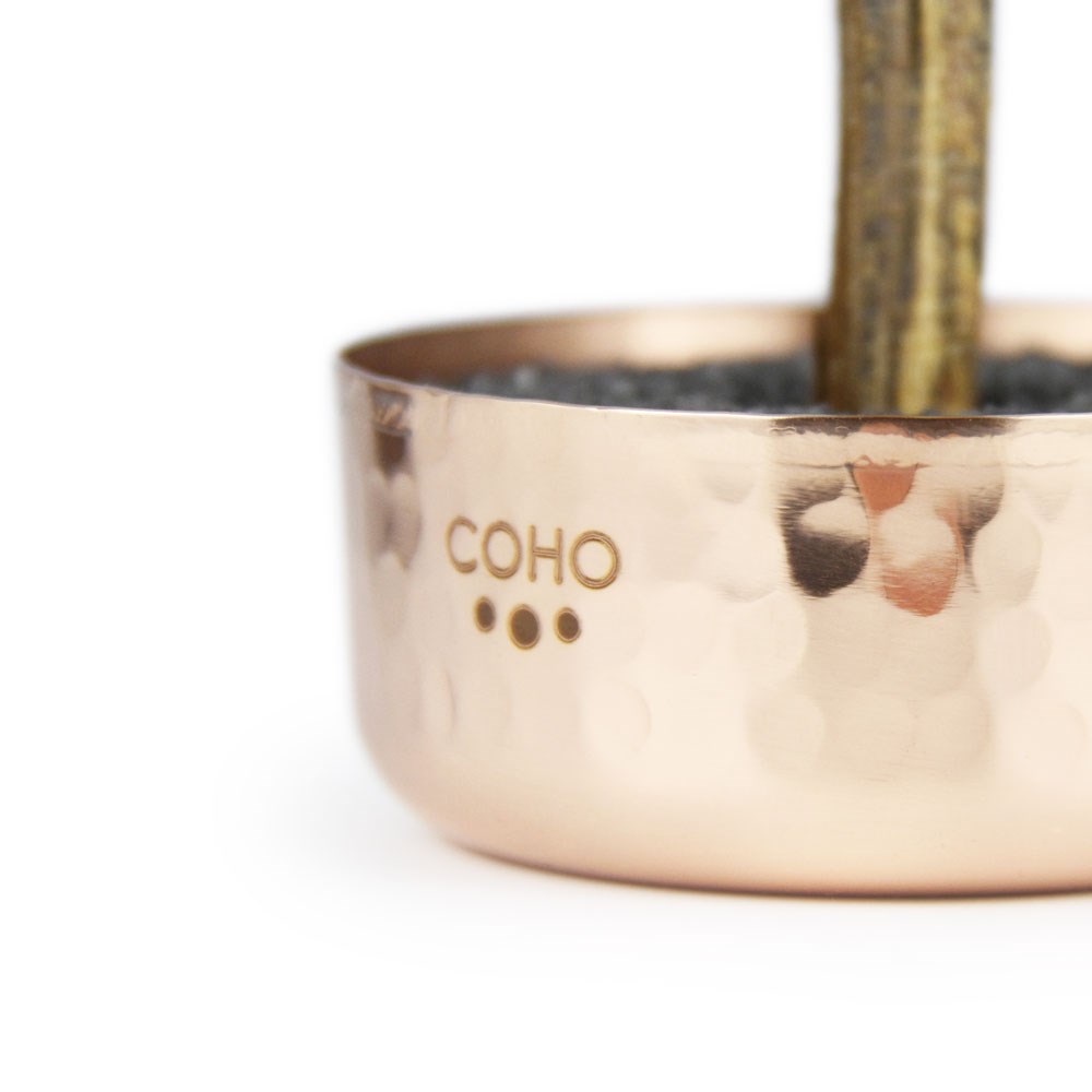 Coho Meditation Bakır Kumlu Tütsülük 3 lü Set