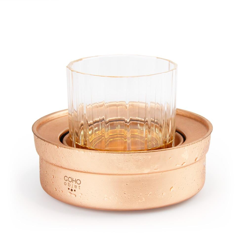 Coho Patron Whiskey Keyf & Whiskey Bardağı & Bakır Bardak Altlığı Hediye Seti