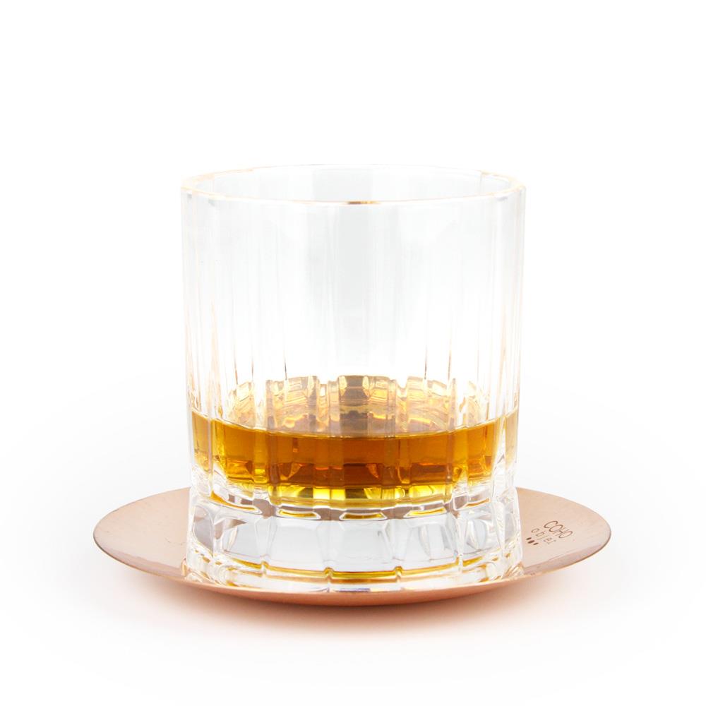 Coho Patron Whiskey Keyf & Whiskey Bardağı & Bakır Bardak Altlığı Hediye Seti