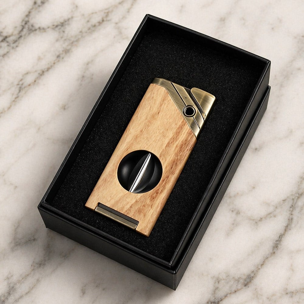 Coho Patron Wood V-Cut Puro Çakmağı