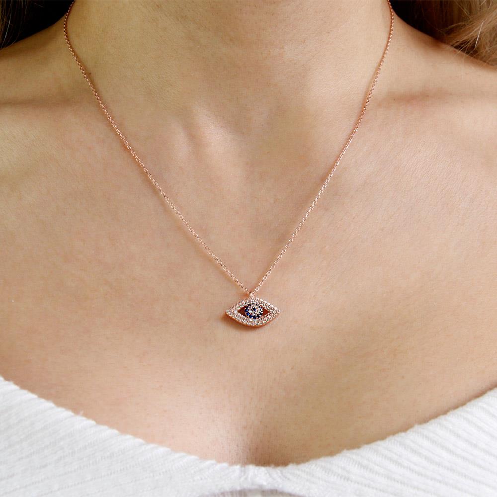 Coho Silver Elysian Eye El Yapımı Gümüş Nazar Kolye