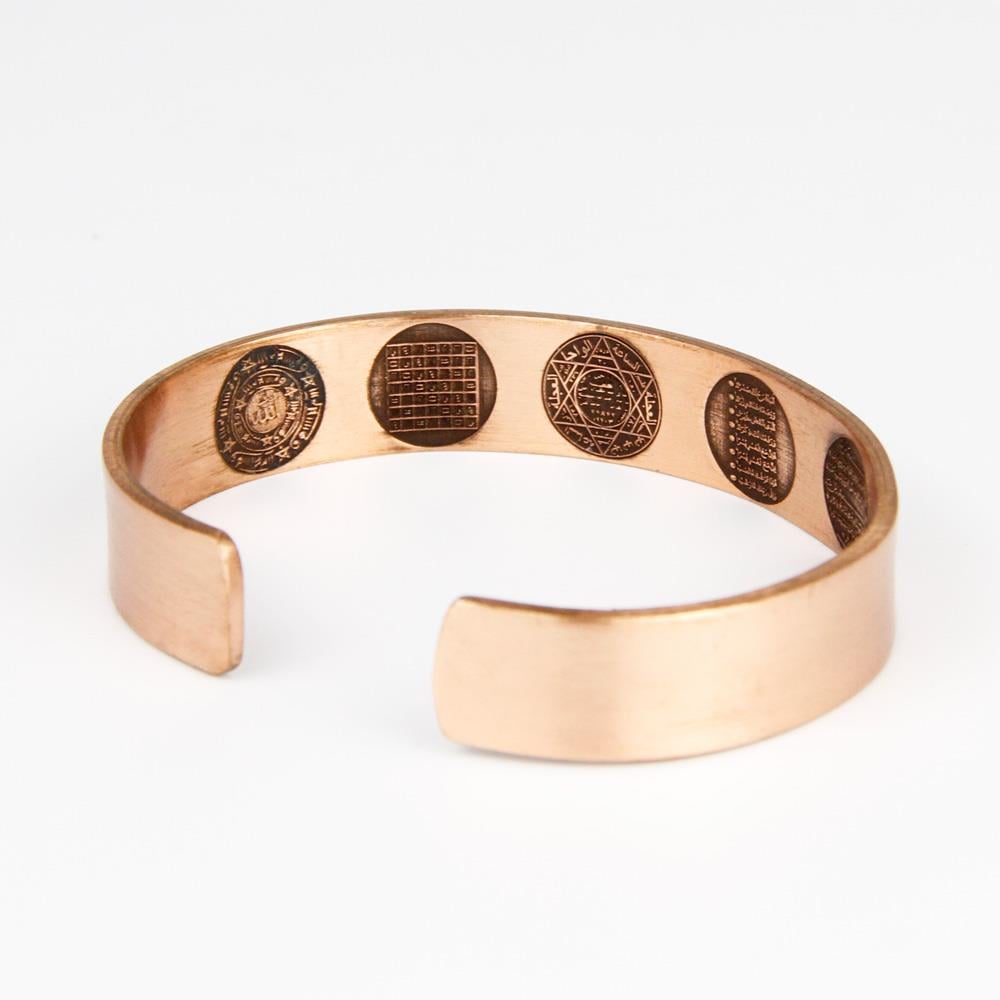 Coho Tılsım El Yapımı Bakır Dua Bileklik