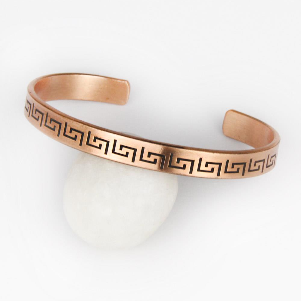 Coho Tılsım Dingin&Bereket&Sonsuzluk El Yapımı Bakır Bileklik Seti