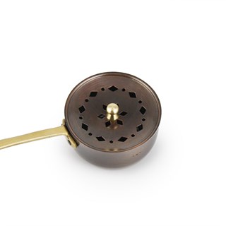 Coho Antique Bakır Tütsü Gezdirme Çanağı