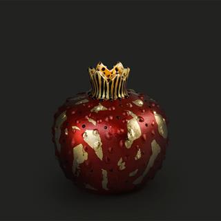 Coho Art Aşk Narı El Yapımı Sanatsal Dekoratif Obje - Brilliant Wine Red