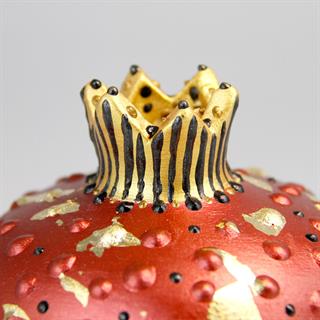 Coho Art Aşk Narı El Yapımı Sanatsal Dekoratif Obje - Brilliant Wine Red