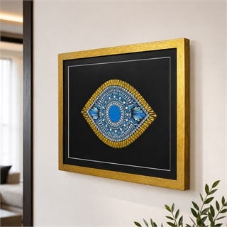 Coho Art Nazar Göz Sembolü - Çerçeveli