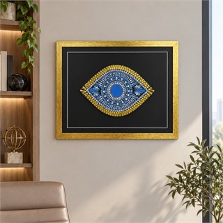 Coho Art Nazar Göz Sembolü - Çerçeveli