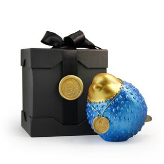 Coho Art Şişman Serçe El Yapımı Sanatsal Dekoratif Obje - Brilliant Night Blue