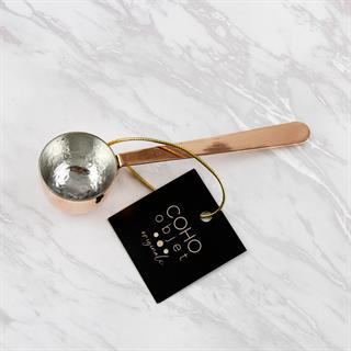 Coho Artisan Dövme Bakır Kahve Ölçü Kaşığı