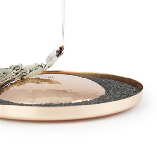 Coho Artisan Göbekli Tepe Dövme Bakır Ağaç Tütsü Tabağı