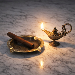 Coho Box Antique Puro Küllüğü & Alaaddin Çakmak Hediye Seti