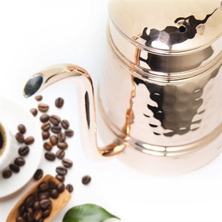 Coho Box Artisan Bakır Kettle & Mini Cezve Barista Hediye Seti