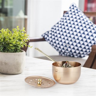 Coho Box Artisan Tütsü Gezdirme Çanağı & Üzerlik &Adaçayı & Lavanta Hediye Seti