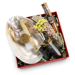 Coho Box Chakra Sedef Tütsülük & Tütsü Hediye Seti