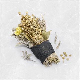 Coho Box Faces Bakır Kapaklı Tütsülük & Üzerlik & Adaçayı & Lavanta Hediye Seti