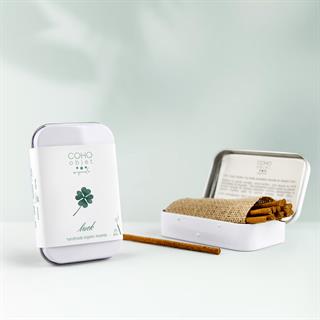 Coho Box Şans Tütsüsü & Antique Prana Bakır Tütsü Kasesi Hediyesi Seti