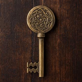 Coho Brazen Dekoratif El Yapımı Güneş Anahtar Sembolü