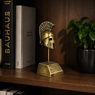 Coho Brazen Dekoratif El Yapımı Pirinç Corinthian Helmet