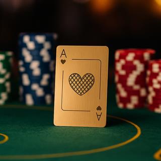 Coho Brazen Dekoratif Kupa As Poker Kartı