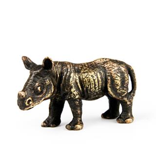 Coho Brazen Dekoratif Pirinç Döküm Dekoratif Su Aygırı Heykeli