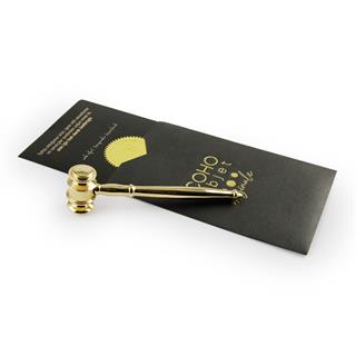 Coho Brazen Hüküm Dekoratif Pirinç Tokmak