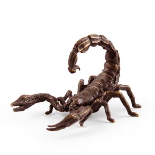 Coho Brazen Pirinç Döküm El Yapımı Dekoratif Akrep Heykeli