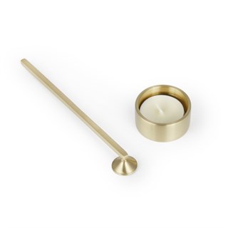 Coho Brazen Şık Prinç Tealigt 2 li set & Mum Söndürücü Set